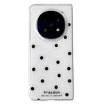 For OPPO Find N5 Glitter Powder Dots Pattern Phone Case(White)
