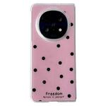 For OPPO Find N5 Glitter Powder Dots Pattern Phone Case(Rose Red)