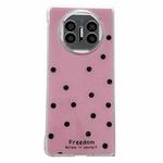 For Huawei Mate X3 / X5 Glitter Powder Dots Pattern Phone Case(Rose Red)