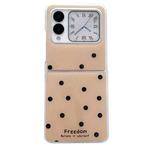 For Huawei Nova Flip Glitter Powder Dots Pattern Phone Case(Gold)