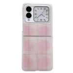 For Huawei Nova Flip Glitter Powder Dots Pattern Phone Case(Pink)
