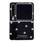 For Huawei Pura X Glitter Powder Dots Pattern Phone Case(Black)