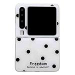 For Huawei Pura X Glitter Powder Dots Pattern Phone Case(White)