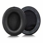 2pcs Push-on Replacement Earpads For DENON AH D1100 / AH-NC800, Material:Protein Leather(Black)
