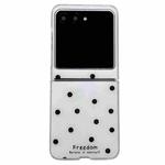 For Motorola Razr 60 / Razr 50 Glitter Powder Dots Pattern Phone Case(White)