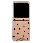 For Motorola Razr 60 / Razr 50 Glitter Powder Dots Pattern Phone Case(Gold)