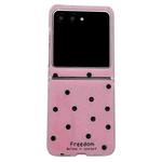 For Motorola Razr 60 / Razr 50 Glitter Powder Dots Pattern Phone Case(Rose Red)