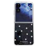 For Xiaomi Mix Flip Glitter Powder Dots Pattern Phone Case(Black)