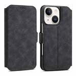 For iPhone 14 / 13 Denior B07 MagSafe Detachable Leather Phone Case(Black)