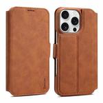 For iPhone 16 Pro Max Denior B07 MagSafe Detachable Leather Phone Case(Brown)