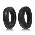 1 Pair Snap-on Replacement Earpads For Sennheiser HD800 / HD800S, Material:Lambskin + Flannel Stitching(Black)