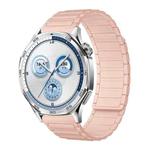 18mm Tri-beads Magnetic Silicone Watch Band(Bright Pink)
