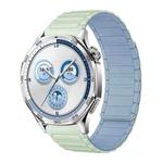 18mm Tri-beads Magnetic Silicone Watch Band(Light Mint Fog Blue)