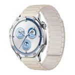 18mm Tri-beads Magnetic Silicone Watch Band(White Starlight)