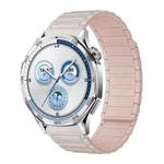 22mm Tri-beads Magnetic Silicone Watch Band(Starlight Pink)