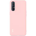 For OPPO Reno3 Pro (Overseas 4G Version) IMAK UC-2 Series Shockproof Full Coverage Soft TPU Case(Pink)