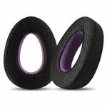 2pcs Snap-on Replacement Earpads For Sennheiser PXC550 / PXC480 / MB660, Material:Weaving Mesh(Black Purple)