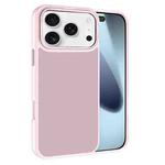For iPhone 17 Pro Max Kalebol Metal Lens Frame Frosted PC Phone Case(Pink)