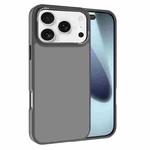 For iPhone 17 Pro Max Kalebol Metal Lens Frame Frosted PC Phone Case(Grey)