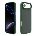 For iPhone 17 Air Kalebol Metal Lens Frame Frosted PC Phone Case(Dark Green)