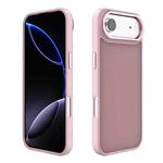 For iPhone 17 Air Kalebol Metal Lens Frame Frosted PC Phone Case(Pink)