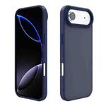 For iPhone 17 Air Kalebol Metal Lens Frame Frosted PC Phone Case(Navy Blue)