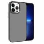 For iPhone 13 Pro Kalebol Metal Lens Frame Frosted PC Phone Case(Grey)