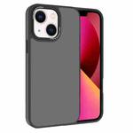 For iPhone 13 Kalebol Metal Lens Frame Frosted PC Phone Case(Black)