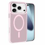 For iPhone 17 Pro Max Kalebol Metal Lens Frame MagSafe Frosted PC Phone Case(Pink)