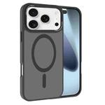 For iPhone 17 Pro Max Kalebol Metal Lens Frame MagSafe Frosted PC Phone Case(Black)