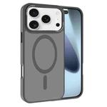 For iPhone 17 Pro Max Kalebol Metal Lens Frame MagSafe Frosted PC Phone Case(Grey)