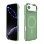 For iPhone 17 Air Kalebol Metal Lens Frame MagSafe Frosted PC Phone Case(Matcha Green)