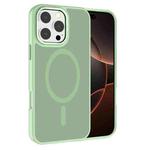 For iPhone 16 Pro Max Kalebol Metal Lens Frame MagSafe Frosted PC Phone Case(Matcha Green)