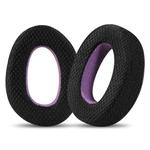 2pcs Insert Replacement Earpads For Sennheiser GSP370 / GSP300 / GSP350 / GSP305 / GSP301, Material:Weaving Mesh(Black Purple)