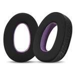 2pcs Insert Replacement Earpads For Sennheiser GSP370 / GSP300 / GSP350 / GSP305 / GSP301, Material:Magic Ice Leather(Black Purple)