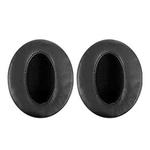 2pcs Insert Replacement Earpads For Sennheiser HD4.30 / HD350BT / HD400s / HD420s / HD458BT / HD300 / HD4.50 / HD4.40BT, Material:Protein Leather Black