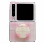 For Huawei Pura X Glitter Powder Dots Pattern Phone Case with Holder(Pink)