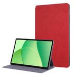 For OPPO Pad SE 11 2025 Simple Crazy Horse Leather Tablet Case(Red)