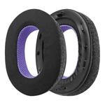 2 Pack Ice Leather Earphone Replacement Earpads Pads For Sony MDR-1000X / WH-1000XM2(Black Purple)