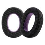 2 Pack Mesh Earphone Replacement Earpads Pads For Sony MDR-1000X / WH-1000XM2(Black Purple)