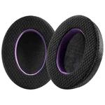 1 Pair Mesh Earphone Replacement Earpads Pads For Sony WH-1000XM4(Black Purple)