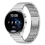 22mm One-beads Side-detachable Buckle Stainless Steel Watch Band(Silver)