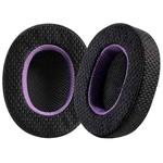 1 Pair Mesh Earphone Replacement Earpads Pads For Sony WH-1000XM5(Black Purple)