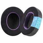 1 Pair Ice Skin Earphone Replacement Earpads Pads For Sony WH-1000XM5(Black Purple)