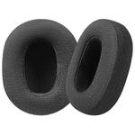 2 Pack Spliced ??Skin-friendly Cotton Earphone Replacement Earpads Pads For Sony WH-1000XM5(Black)