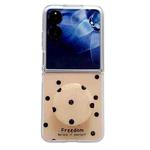 For Xiaomi Mix Flip Glitter Powder Dots Pattern Phone Case with Holder(Gold)