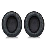 2pcs Snap-on Replacement Earpads For Sennheiser HD201 / HD201S / HD180 / HD418 / HD419 / HD421 / HD428 / HD429 / HD438 / HD439 / HD448 / HD450, Material:Frog Leather(Black)