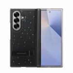 For Samsung Galaxy Z Fold7 5G DUX DUCIS STEX Series Star Pattern Leather Folding Phone Case(Black)