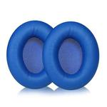 2pcs Insert Replacement Earpads For Sennheiser Momentum On-Ear 1 / On-Ear 2 / On-Ear HD1, Material:Protein Leather Blue
