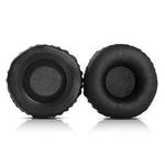 2pcs Insert Replacement Earpads For Sennheiser PX80 / PX100 II / PX200 II, Material:Protein Leather Black